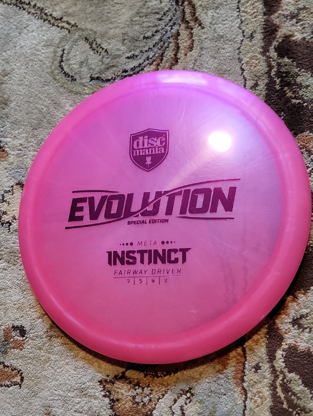 NEW Discmania Evolution Meta Instinct Fairway Driver - Pink 169 G Chameleon
